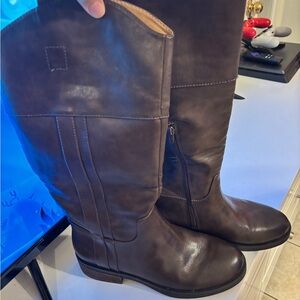 Brown Knee-High Boots